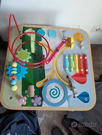 Tavolino multi attività in legno WOOD'N PLAY