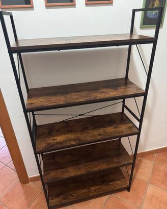 Mobile in ferro e legno 158x80x30