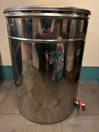 Fusto contenitore bidone olio 75 litri