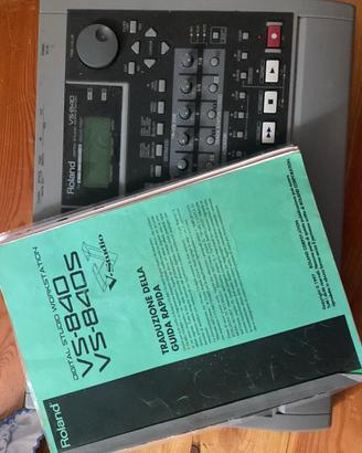 Roland VS-840 Registratore multitraccia +  manuale