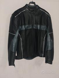 Giacca moto pelle MTECH taglia 48 ottime condizini