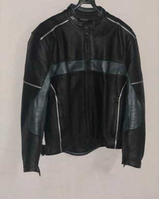 Giacca moto pelle MTECH taglia 48 ottime condizini