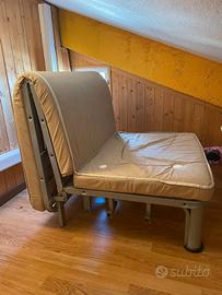 Poltrona letto Ikea Licksele singolo.