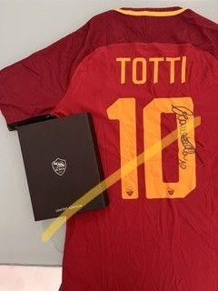 Maglia AS Roma TOTTI 10 Autografata e Box Limited