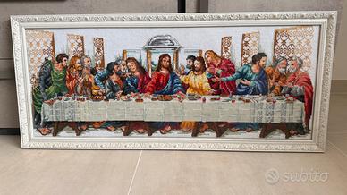 Quadro Ultima Cena fatto interamente a mano