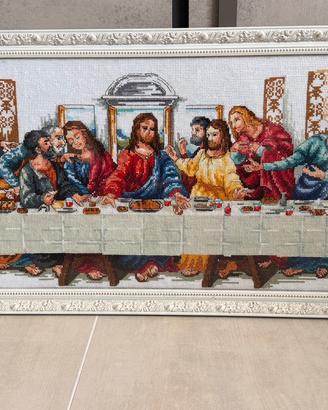 Quadro Ultima Cena fatto interamente a mano