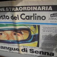 Edizione straordinaria morte di senna