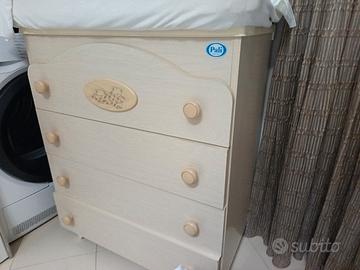 Cassettiera fasciatoio Pali neonati