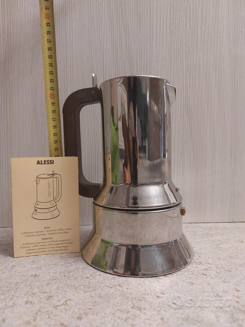 Alessi 9090/M - Caffettiera Moka Acciaio 10 tazze - Arredamento e