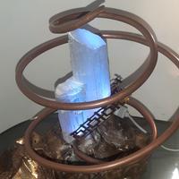 lampada scultura selenite