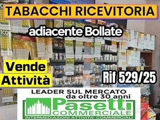 TABACCHERIA E RICEVITORIA adiacente a Bollate