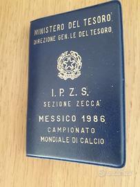 moneta celebrativa calcio Messico 1986