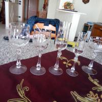 Set bicchieri di cristallo RCR