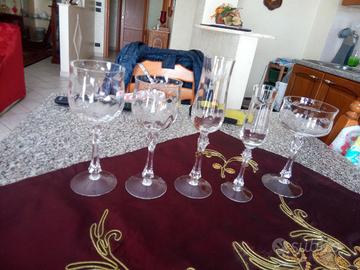 Set bicchieri di cristallo RCR
