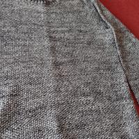 maglione grigio girocollo uomo