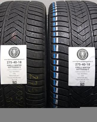 2 GOMME 275 40 18 PIRELLI A61597