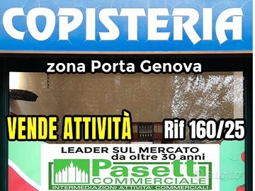 In zona Porta Genova, NEGOZIO DI COPISTERIA