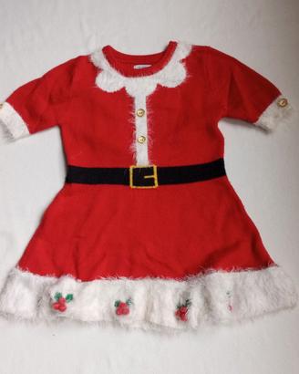 Vestito natalizio 9/10 anni