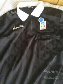 Maglia da cuenta stÒrica Àrbitro nera taglia L