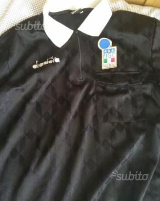 Maglia da cuenta stÒrica Àrbitro nera taglia L