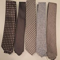 Set 5 cravatte uomo come nuove