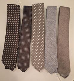 Set 5 cravatte uomo come nuove
