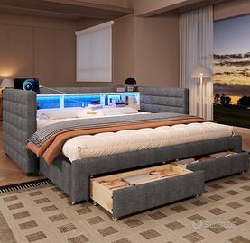 Divano letto estraibile nuovo da montare