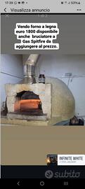 Forno per pizza 150/    .....pizze 9/10