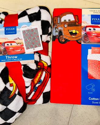 Cars  copripiumone singolo + coperta