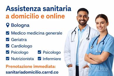 Medico, psicologo e infermiere a domicilio o onlin