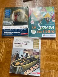 libri scolastici 1/2  anno superiori