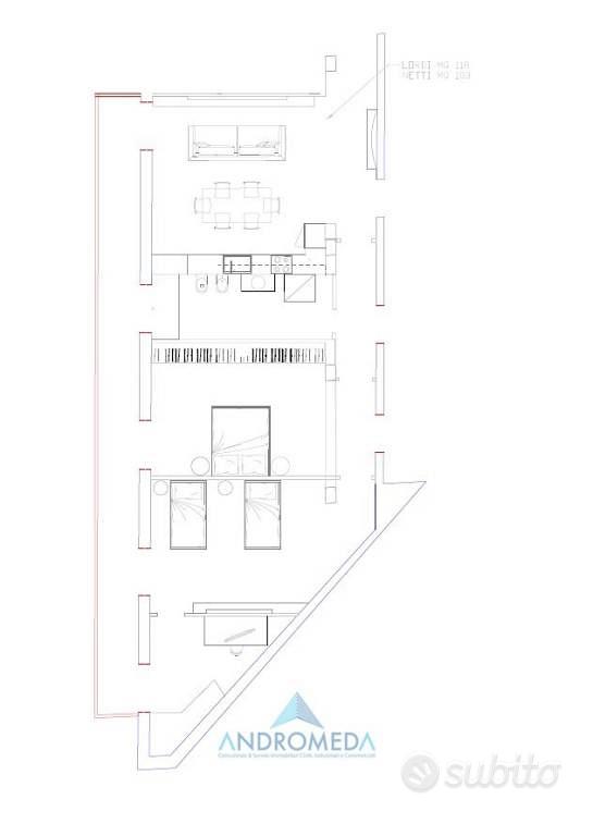 Appartamento di 120 m² con 3 locali a Frattamaggio - Vista 5