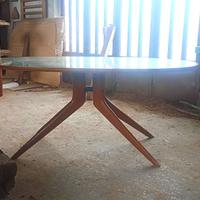 TAVOLO OVALE ANNI '50