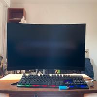 Monitor msi 144 hz curvo 26 pollici