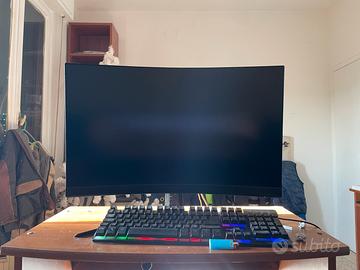 Monitor msi 144 hz curvo 26 pollici