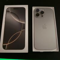 IPHONE 16 PRO MAX 256GB TITANIO NATURALE BATT 100%