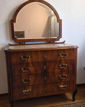 Comò con specchio anni 60