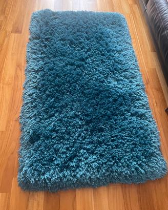 Tappeto flair. rug shaggy colore turchese