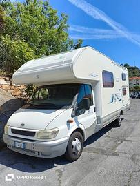 camper mansardato 7posti