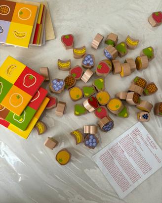 Torre di Frutta - Gioco pedagogico di legno