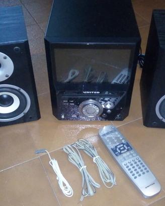 Lettore DVD/CD/MP3 e radio, con SCHERMO e casse