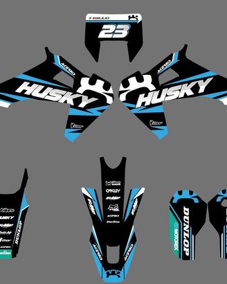 GRAFICA HUSQVARNA PERSONALIZZATA