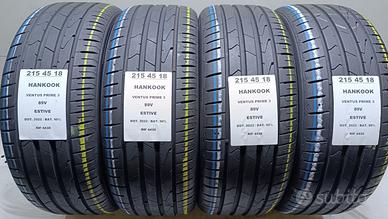 4 GOMME 215 45 18 HANKOOK RIF4430