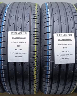 4 GOMME 215 45 18 HANKOOK RIF4430