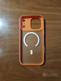 Cover arancione iPhone 16 pro