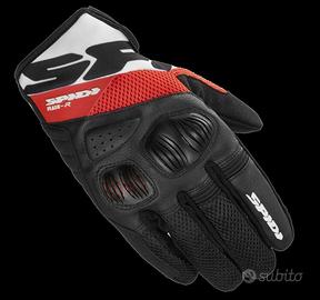 Guanto SPIDI in tessuto Flash-R Evo bianco rosso
