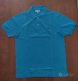 Polo uomo Lacoste tg 7/XXL colore azzurro 