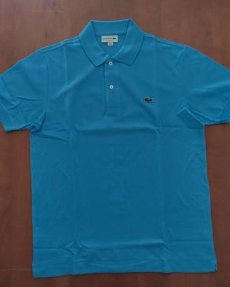 Polo uomo Lacoste tg 7/XXL colore azzurro 