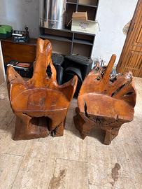Sedia tronco / Kubbestol