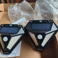 FARETTO LUCI A LED DA ESTERNO CON RICARICA SOLARE